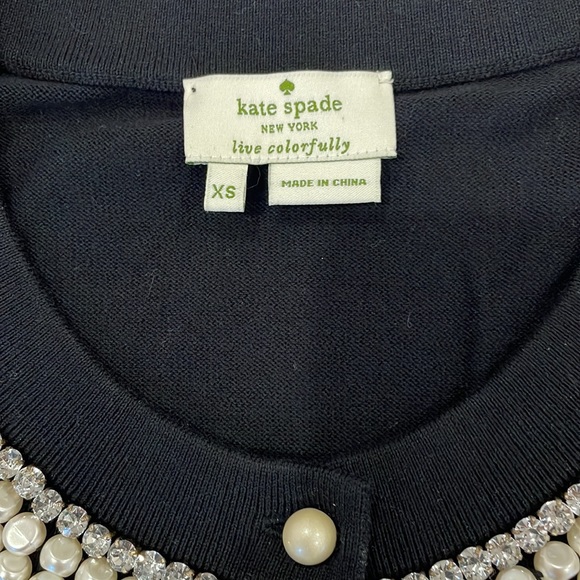 Kate Spade, black cardigan. XS. - Picture 6 of 12